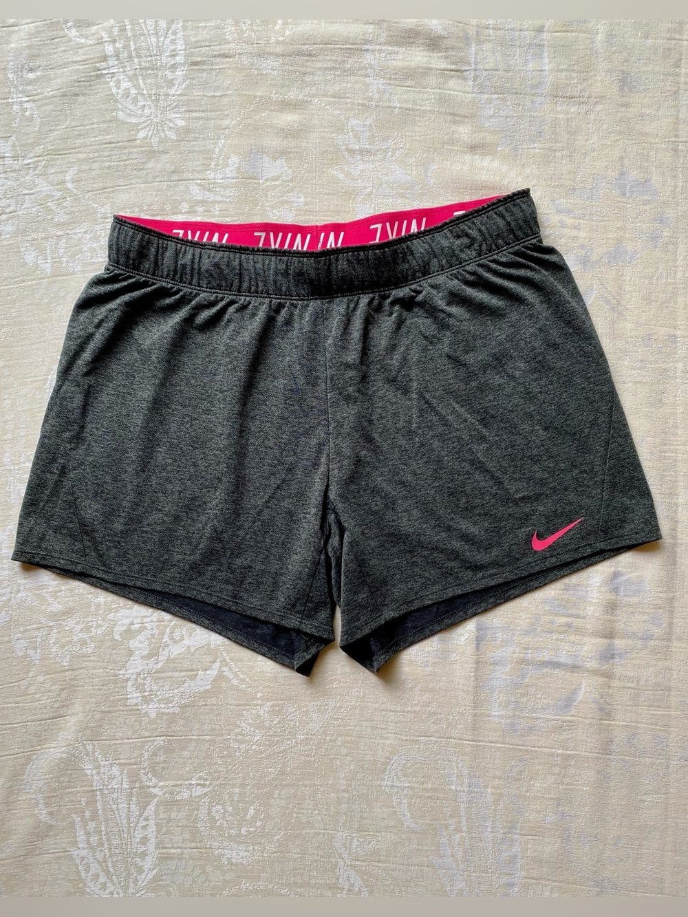 Nike Dri-Fit Fold Over Band Training Shorts - Picture 2 of 8